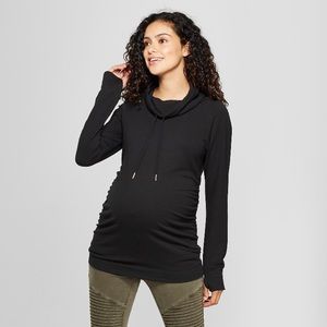 Maternity Cowl Neck Sweatshirt